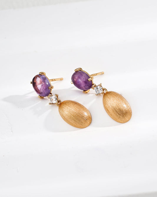 Vintage Amethyst Earrings