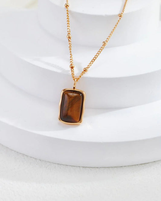 Tiger’s Eye Orbit Necklace