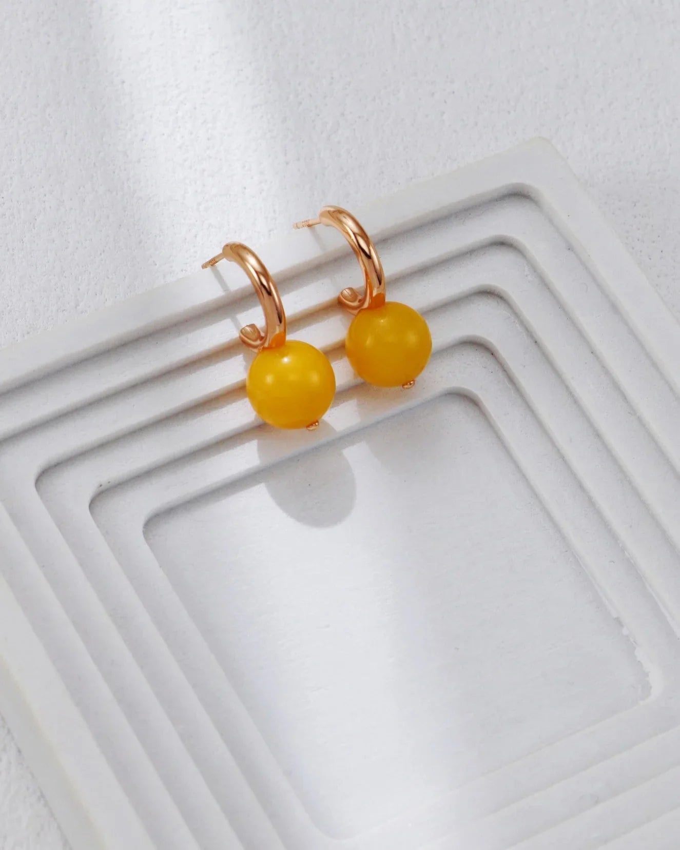 Amber Glow Earrings
