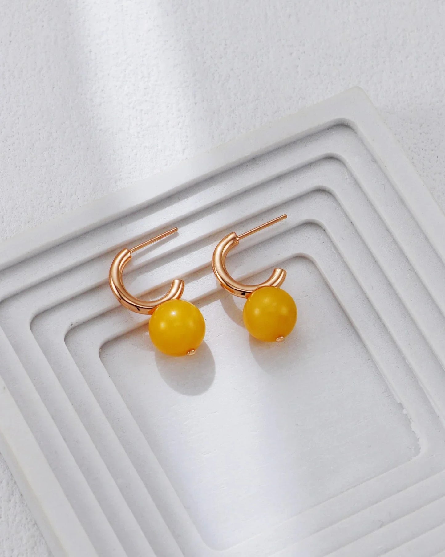 Amber Glow Earrings