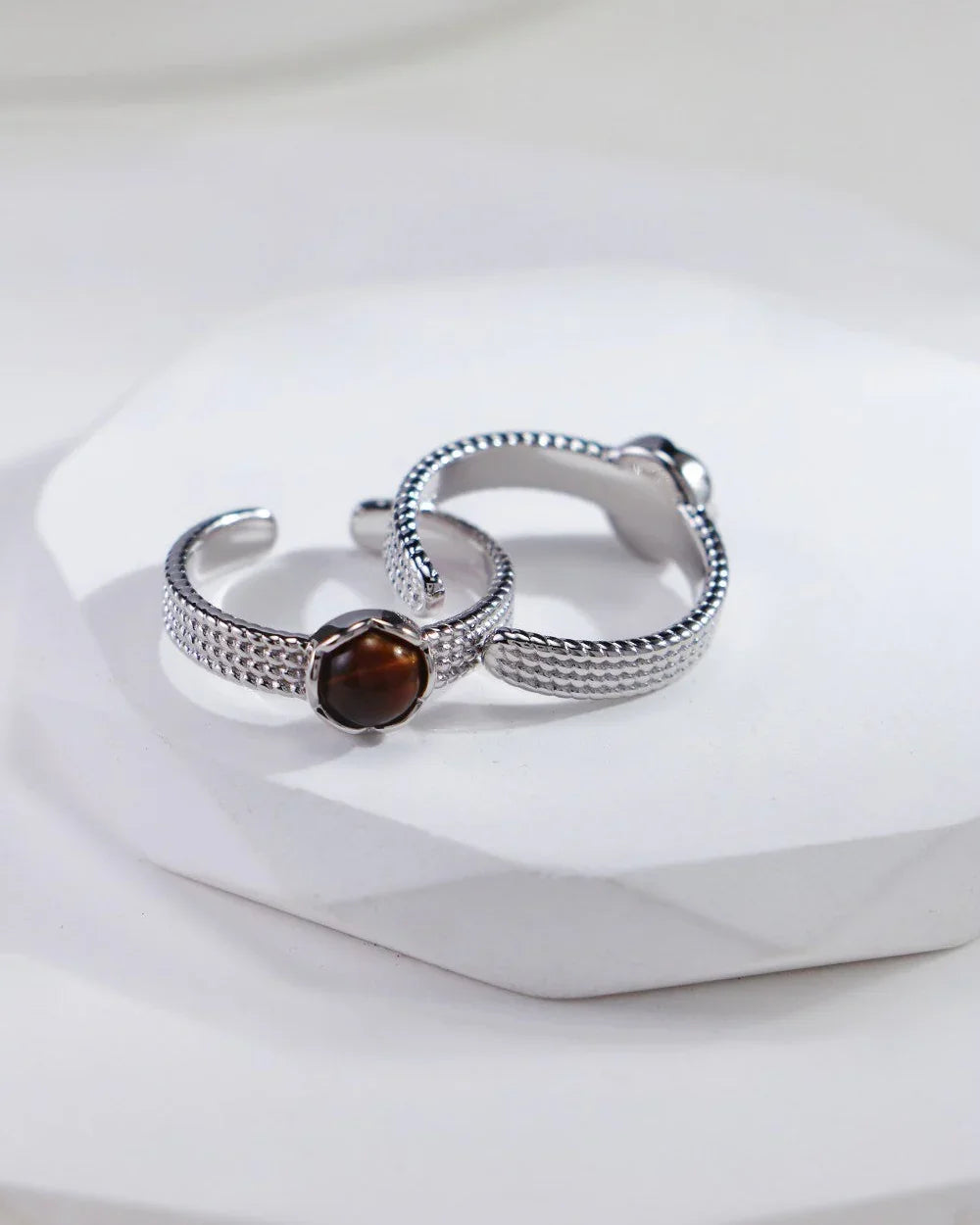 Kosmisk dobbel steinring