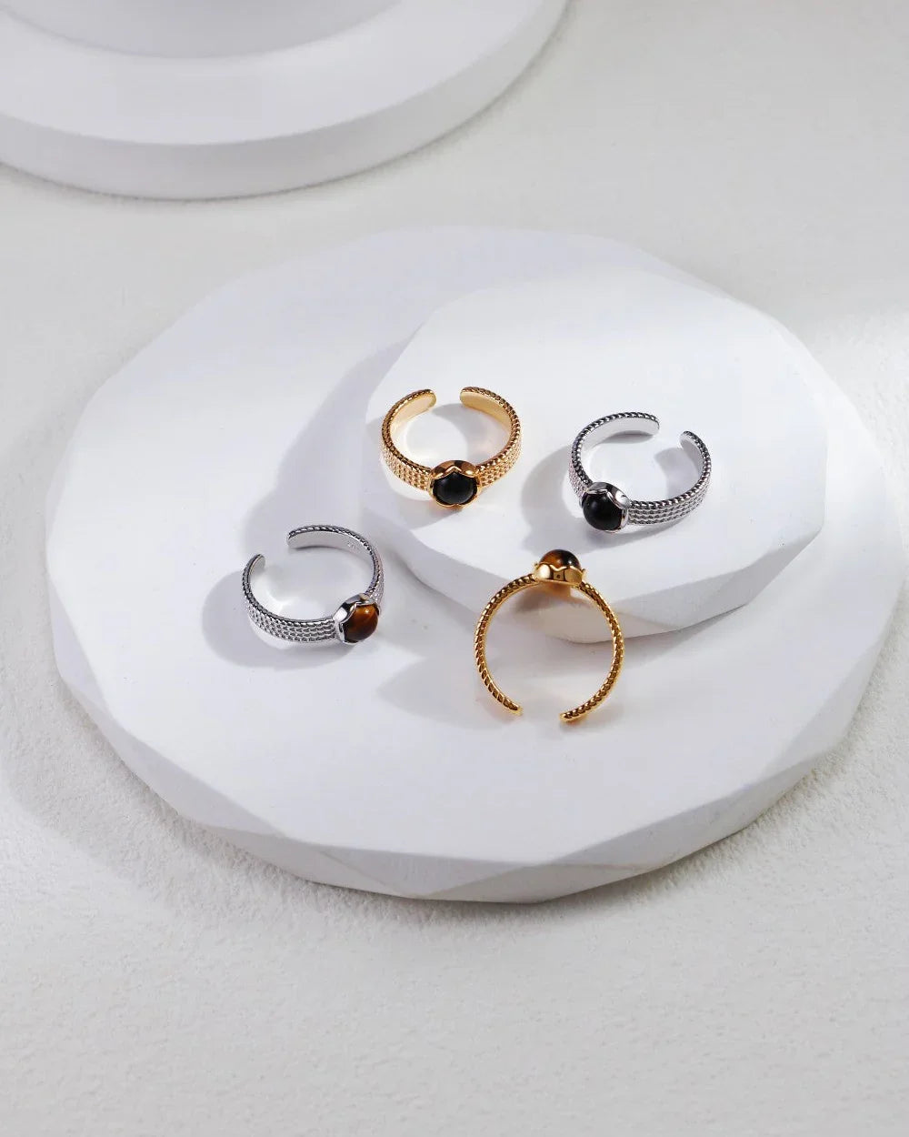 Kosmisk dobbel steinring